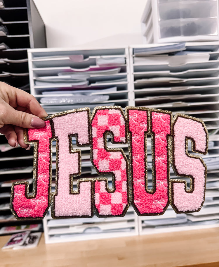 Jesus Coquette Chenille Patch