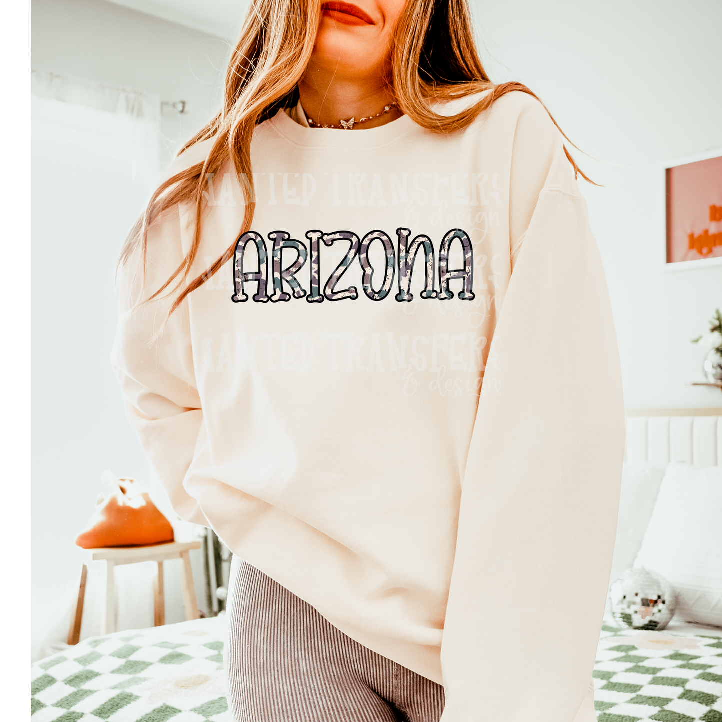 Camo State Arizona DTF Transfer