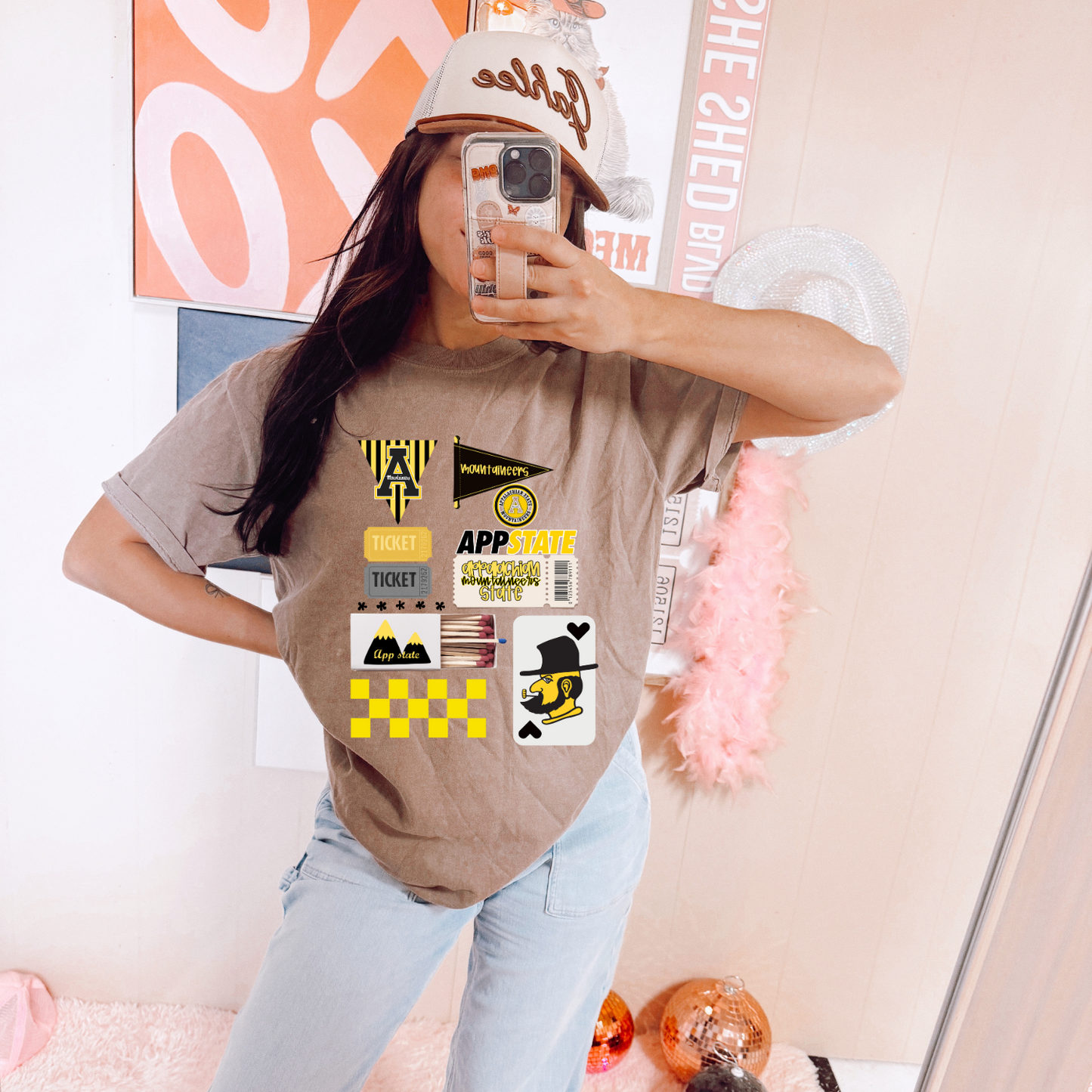 App State Matchbox DTF Transfers