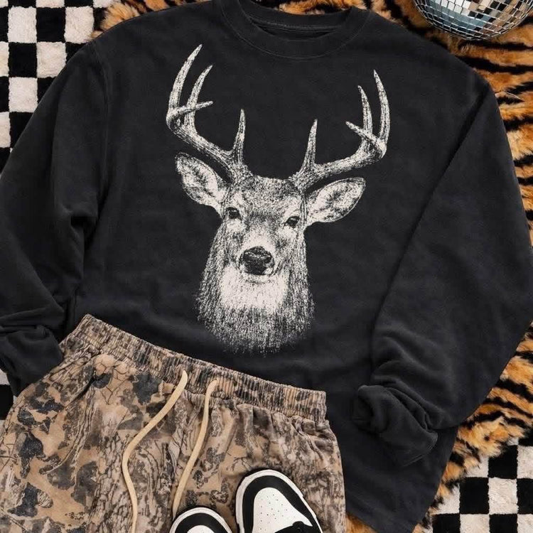 Halftone Hunting Deer DTF Transfer