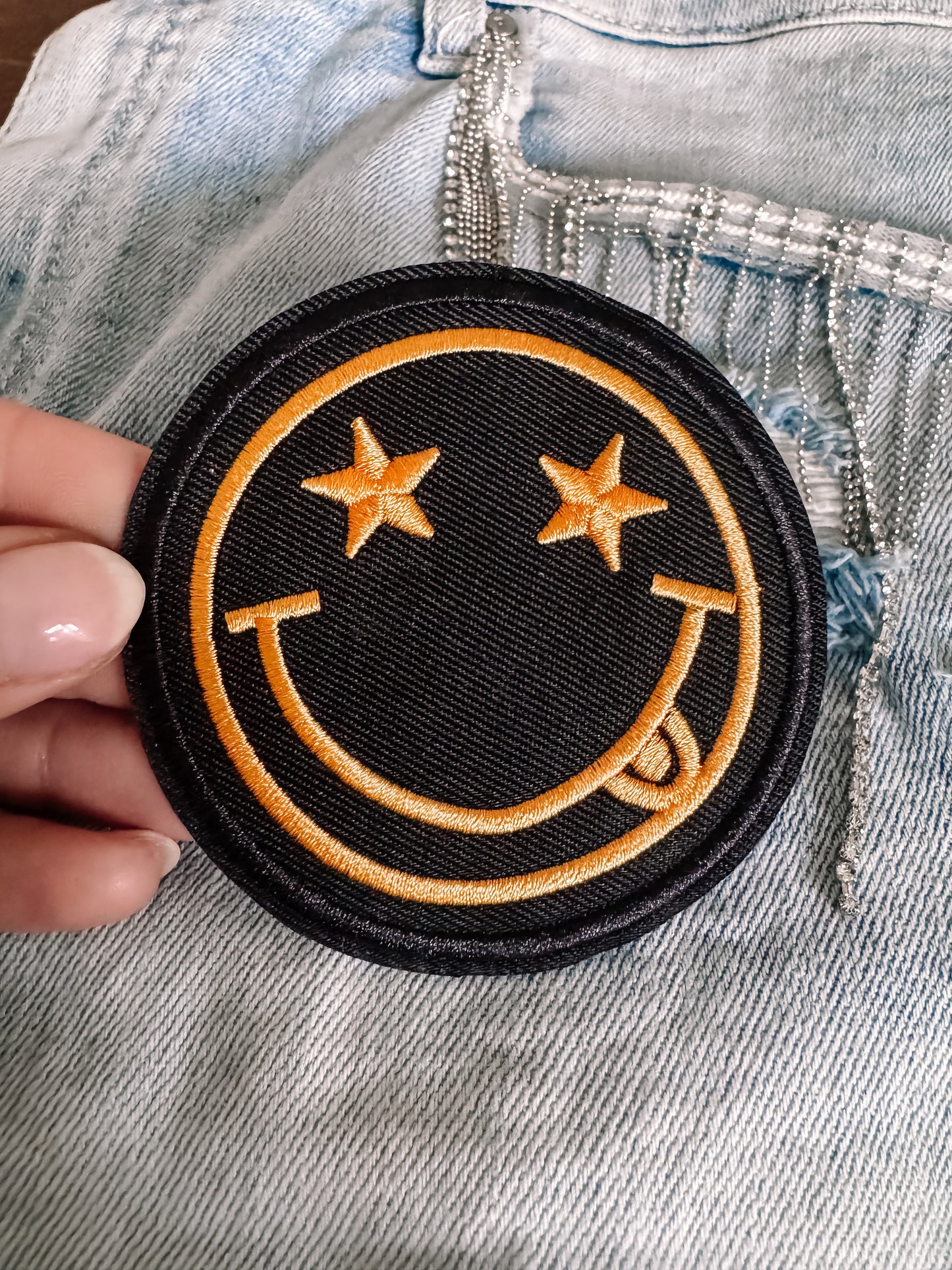 Happy Rocker Hat/Pocket Patch