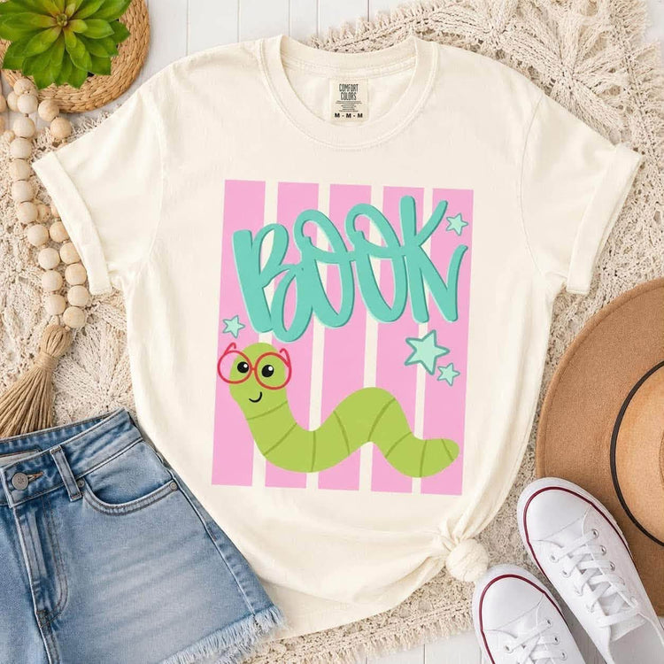 Book Worm Teacher DTF Transfer