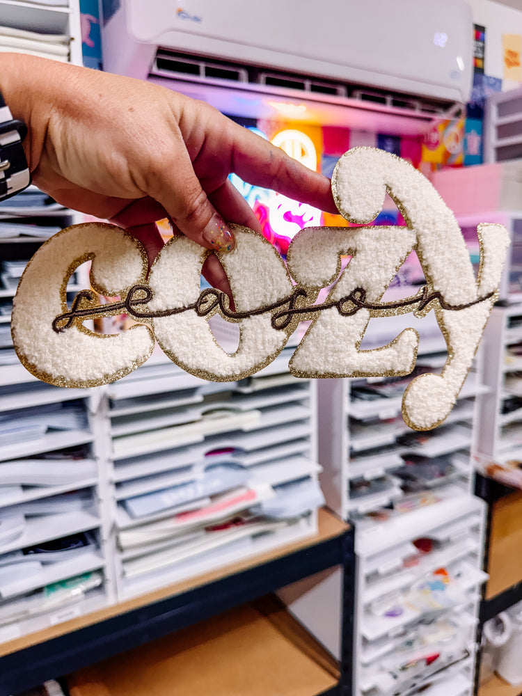 Cozy Season Chenille Patch (Adult Size)