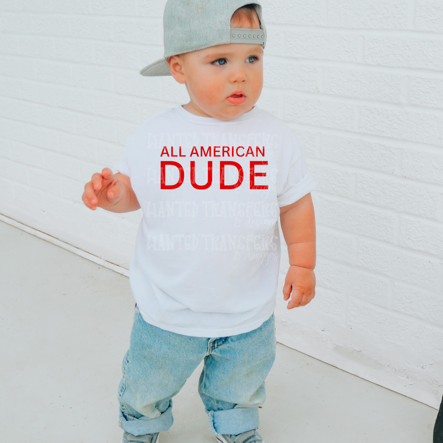 All American Dude (Red) Exclusive Sublimation Transfer