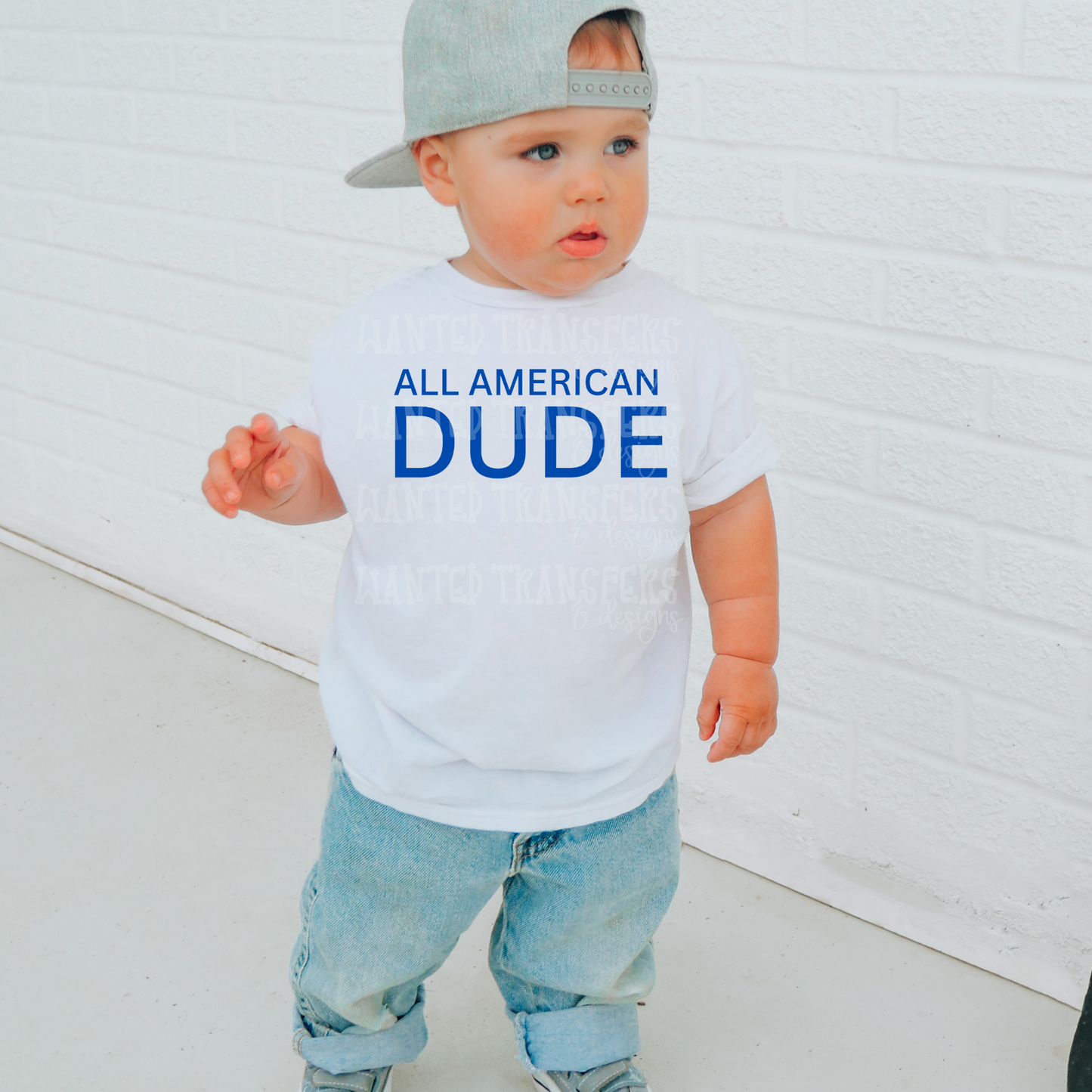 All American Dude (Blue) Exclusive Sublimation Transfer