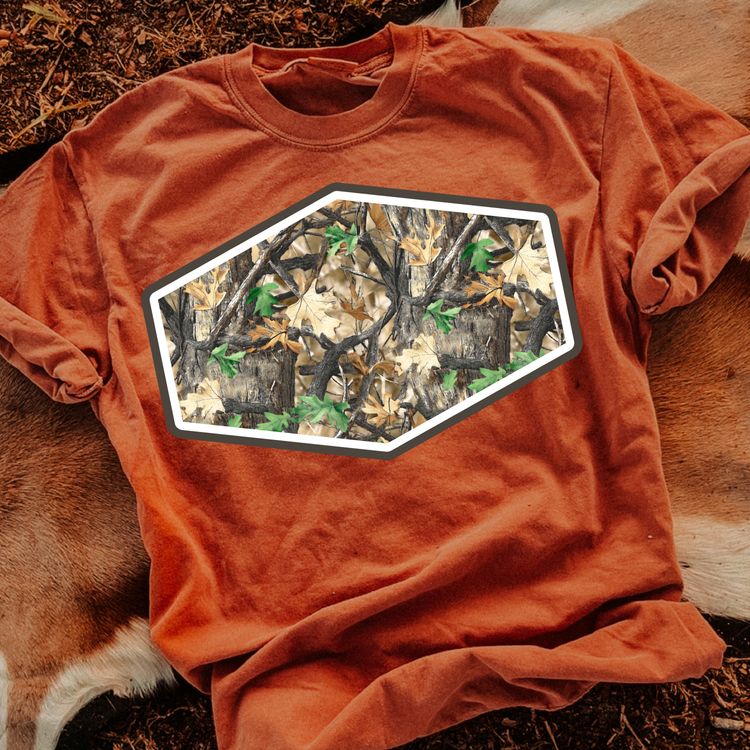 Camo Frame DTF Transfer