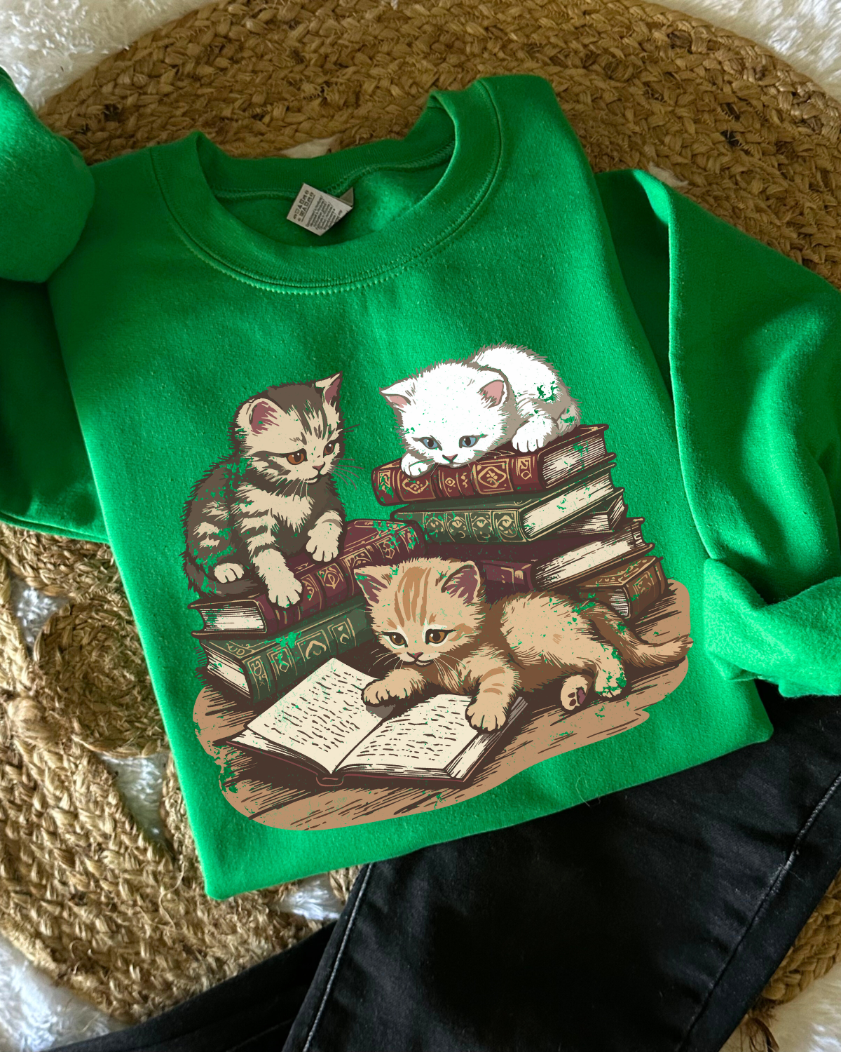 Cats Reading DTF Transfer