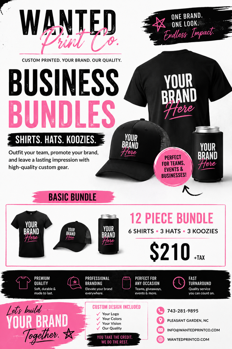 Business Branding Packages - 12 Piece Bundle