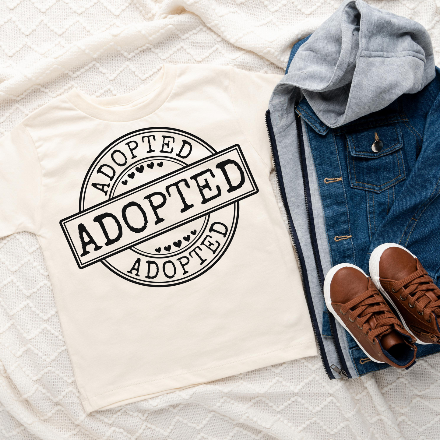 Adopted Stamp DTF Transfer