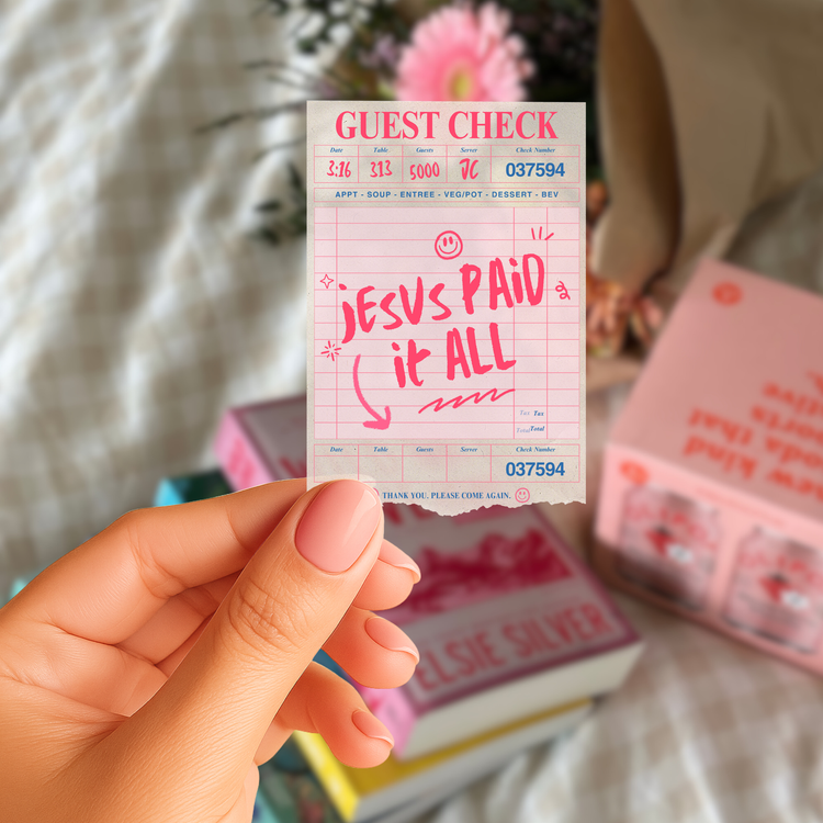 Jesus Paid It All UV Decal Sticker