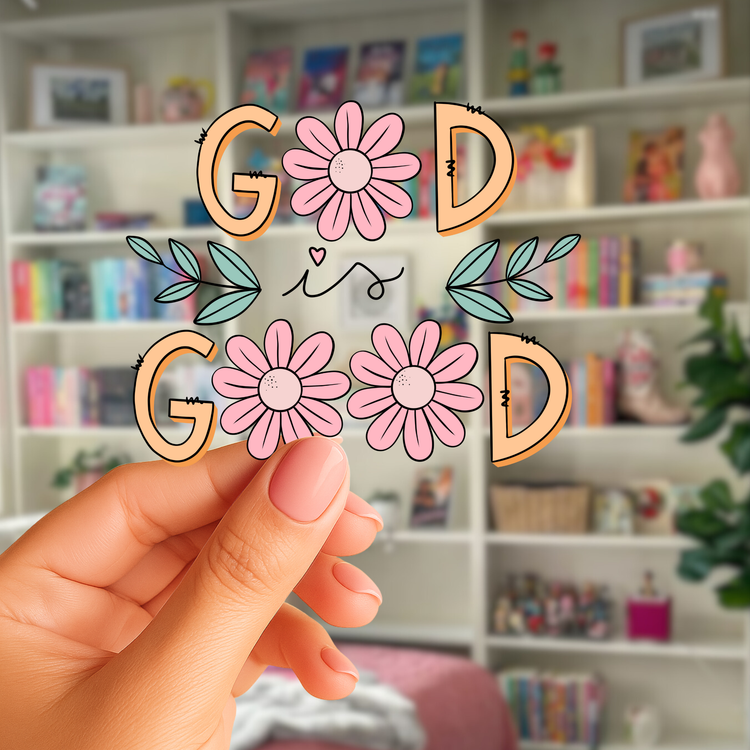 God Is Good UV Decal Sticker