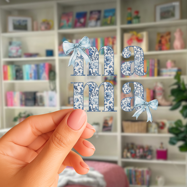 Coquette Chinoiserie Mama UV Decal Sticker