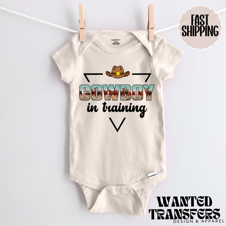 Cowboy In Training DTF Transfer