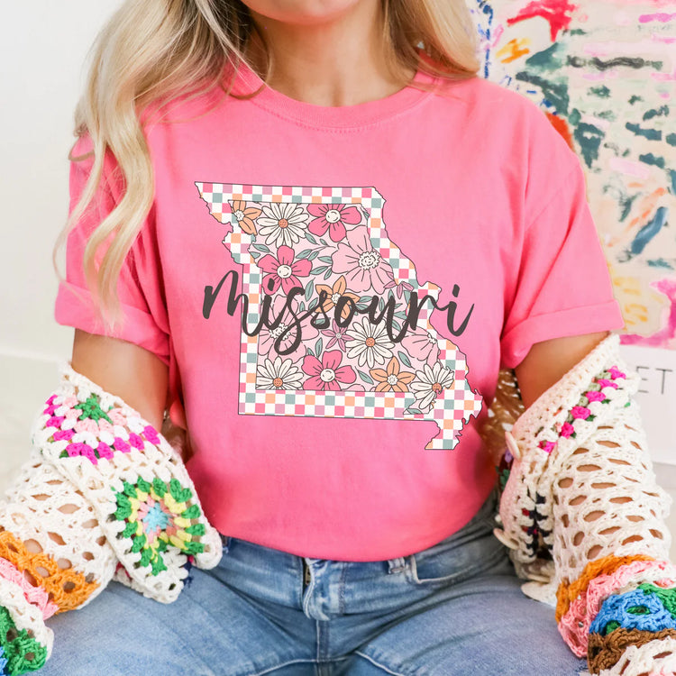 Spring Floral State Missouri DTF Transfer
