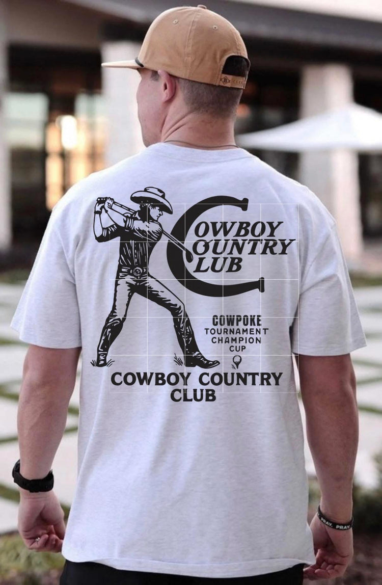 Cowboy Country Club Western Men’s DTF Transfer