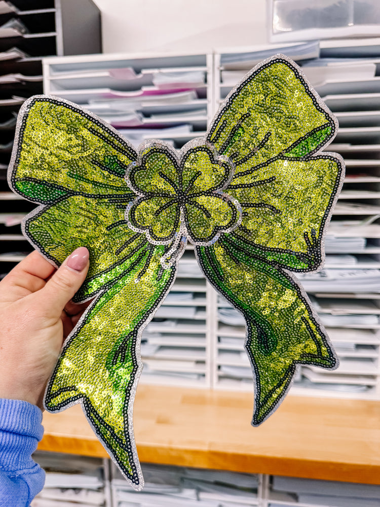 Saint Patty Coquette Sequin Patch