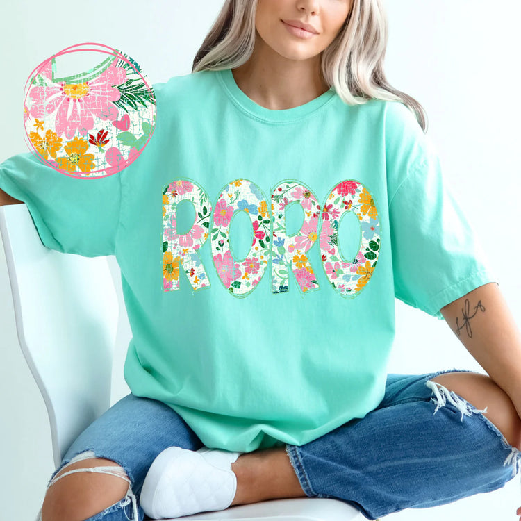 Floral Roro Spring Family DTF Transfer