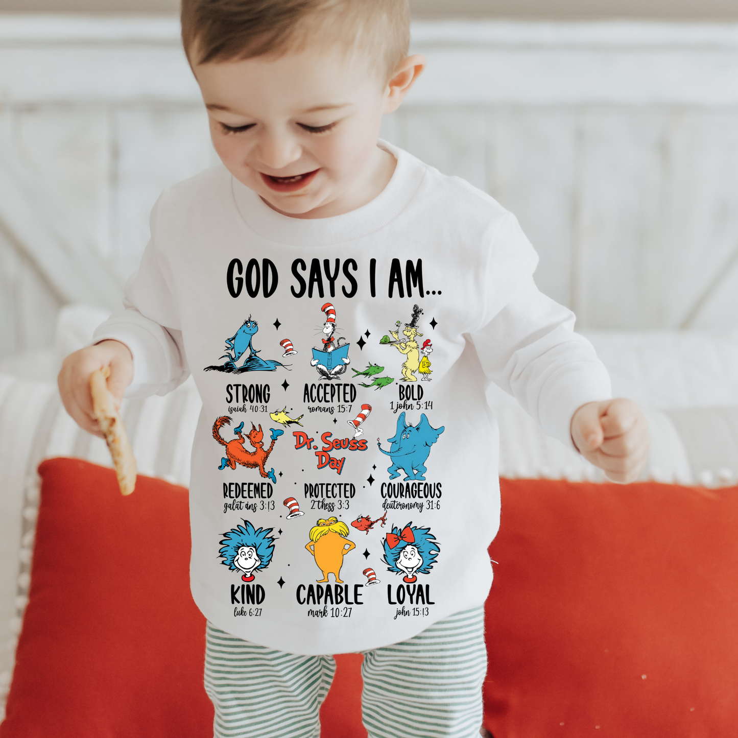 God Say I Am (Read Across America) DTF Transfer