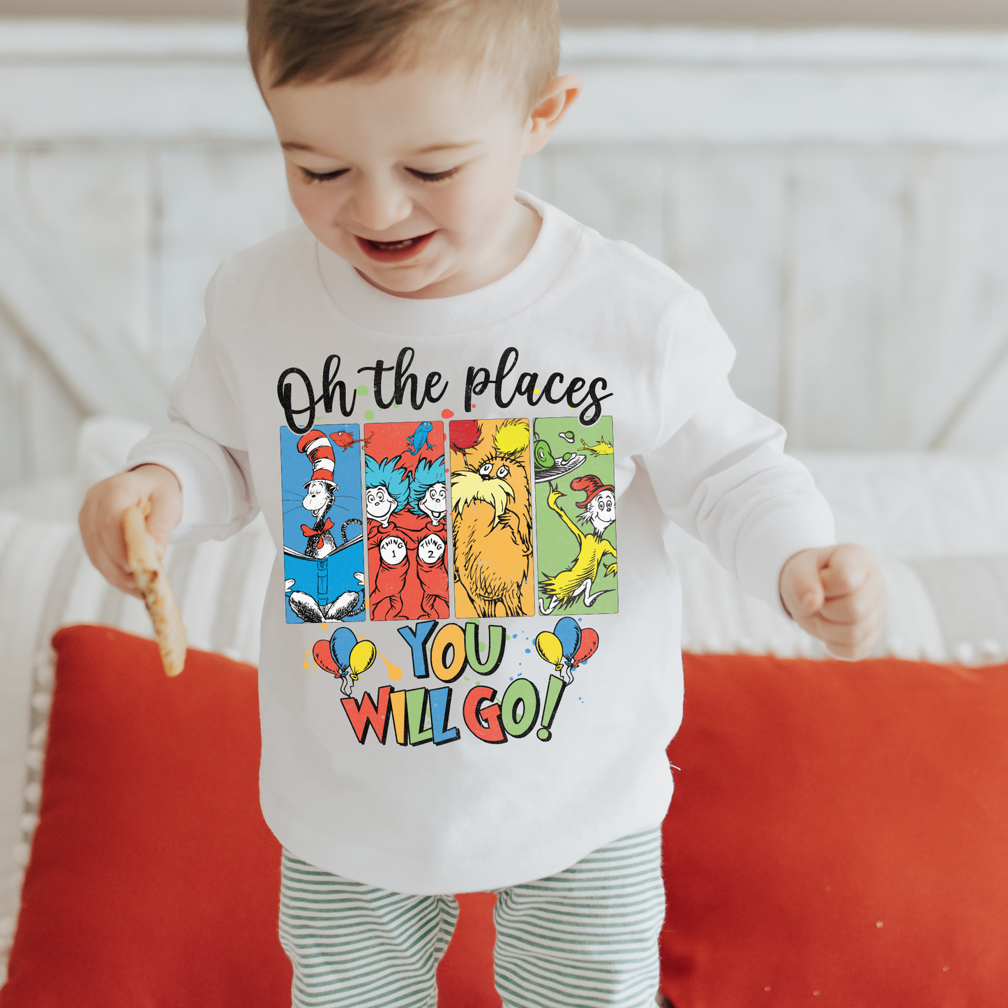 Oh the Places You Will Go (Read Across America) DTF Transfer