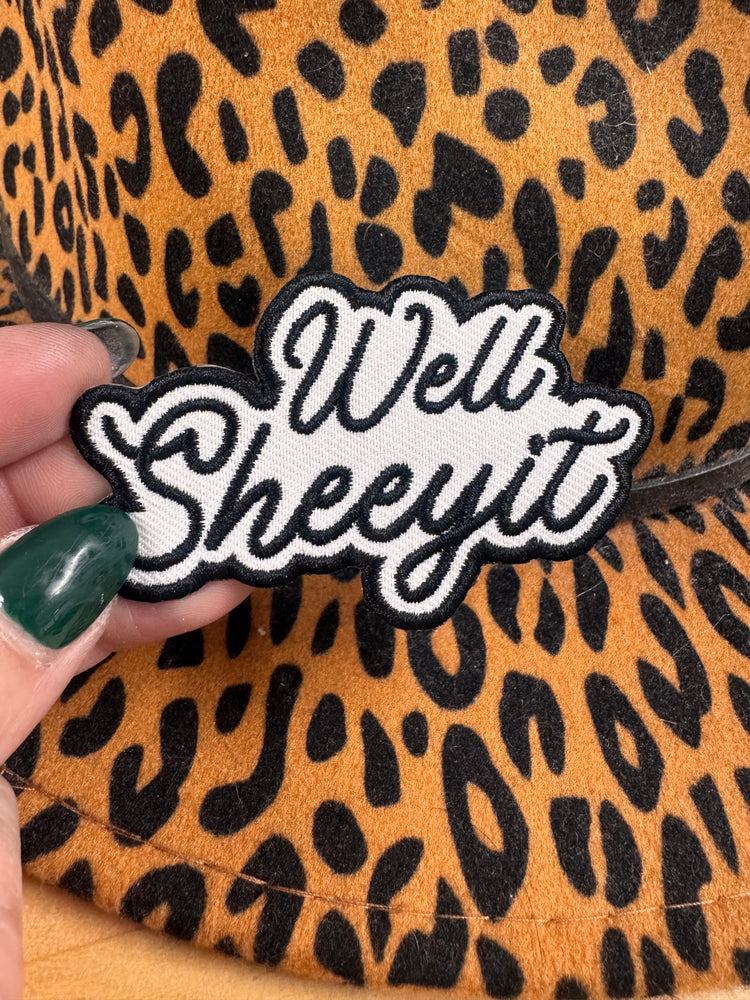 Well Sheeyit Western Hat/Pocket Patch