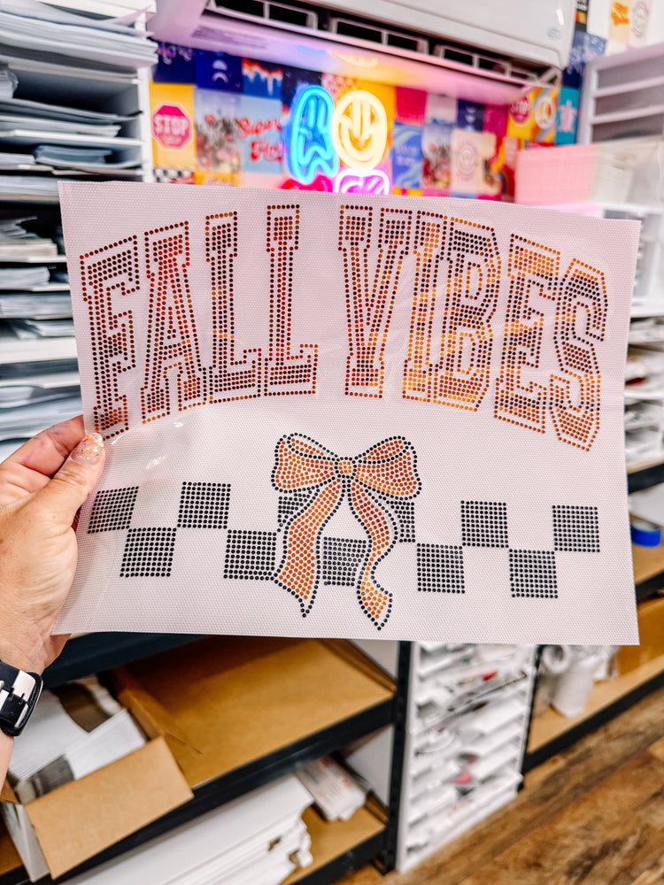Fall Vibes Spangle Transfer