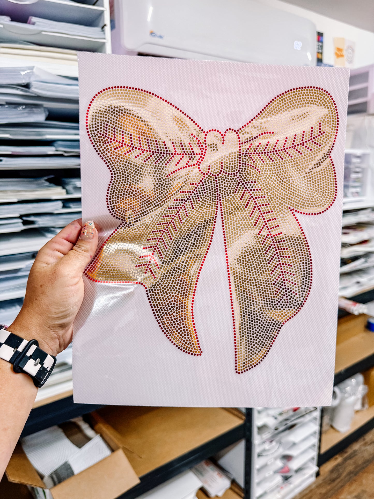 Coquette Softball Spangle Transfer