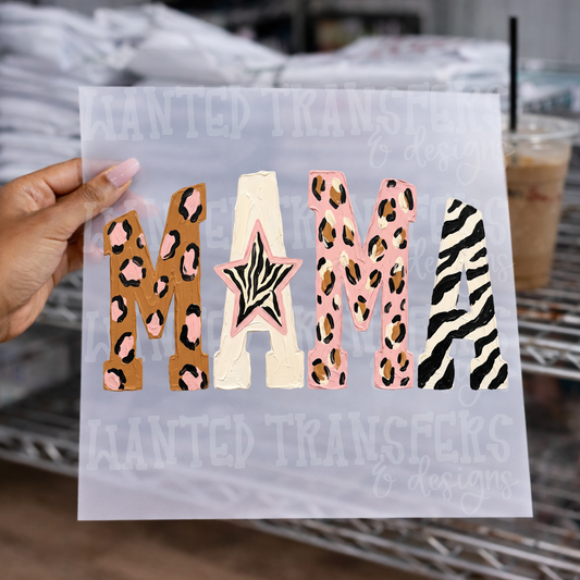 Retro Zebra Mama DTF Transfer