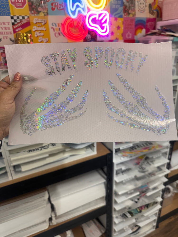 Stay Spooky Spangle Transfer