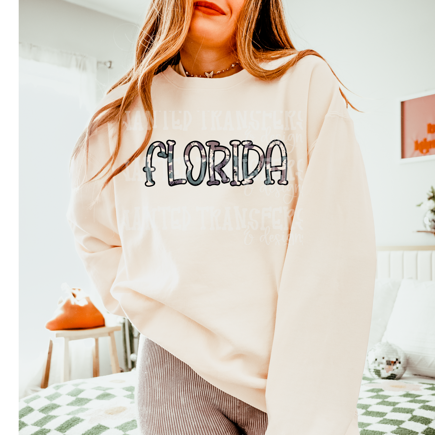 Camo State Florida 2 DTF Transfer