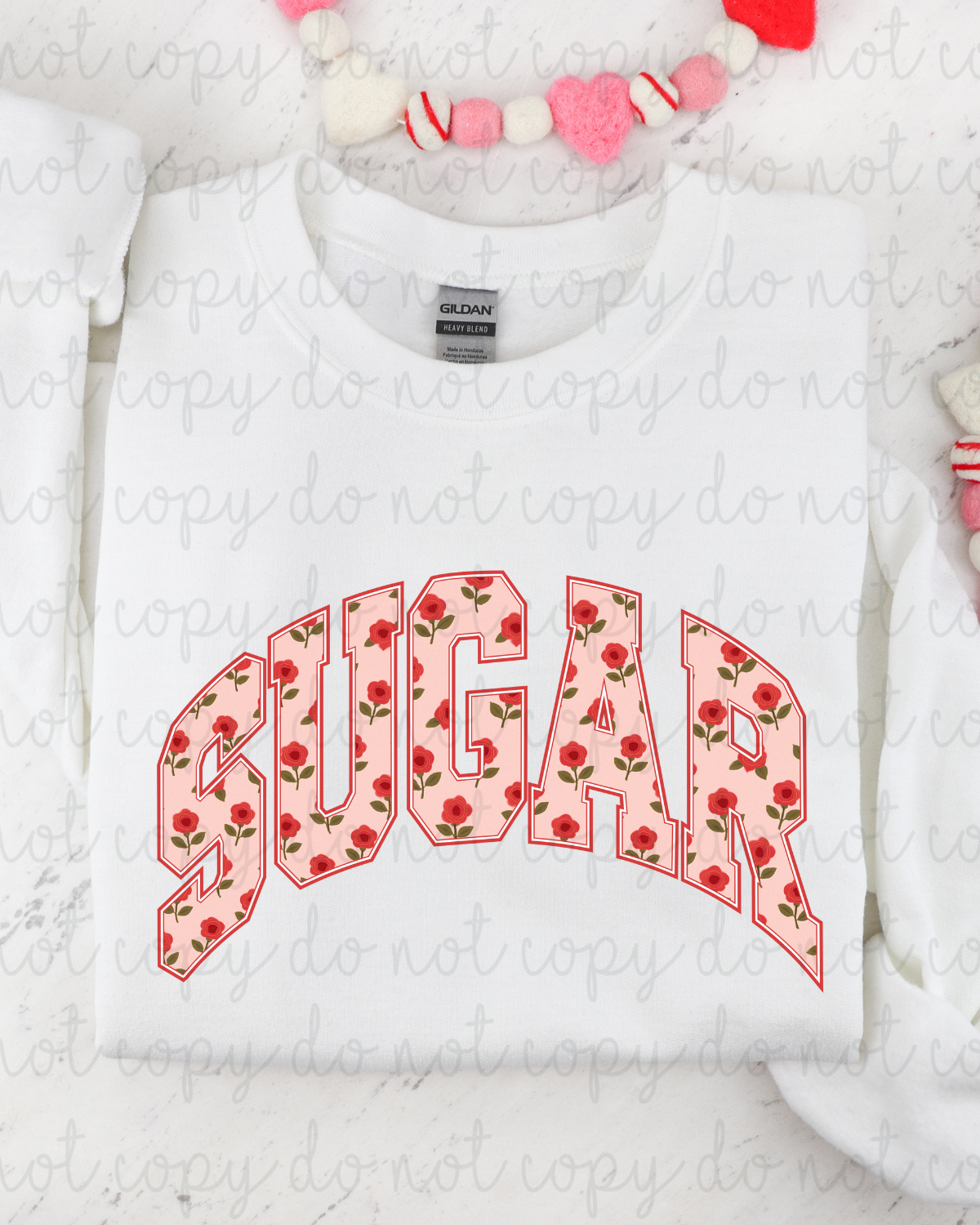 Floral Sugar DTF Transfer