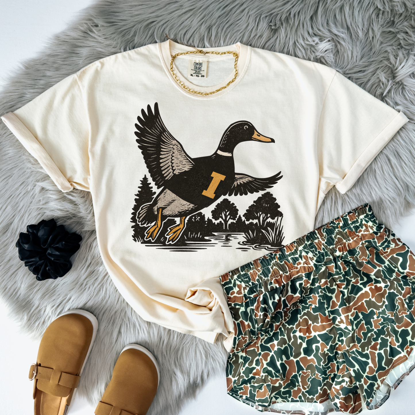 Mallard Game Day Fighting Illini DTF Transfer