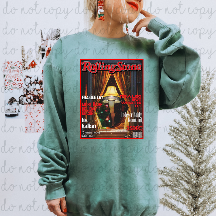 Fra Gee Lay Christmas Rolling Stone DTF Transfers