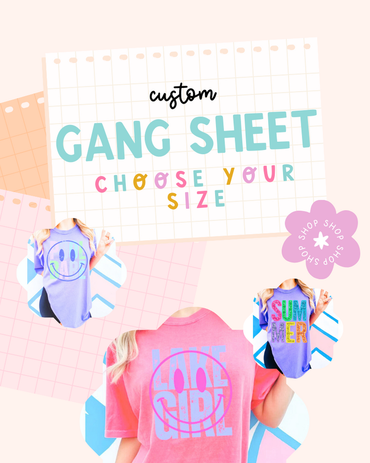 Custom DTF Gang Sheet (Custom Gang Sheet Builder)