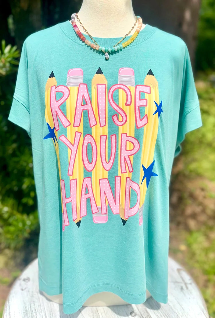 Raise Your Hand Teacher DTF Transfer