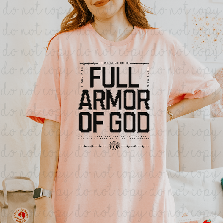 Full Armor Of God DTF Transfer