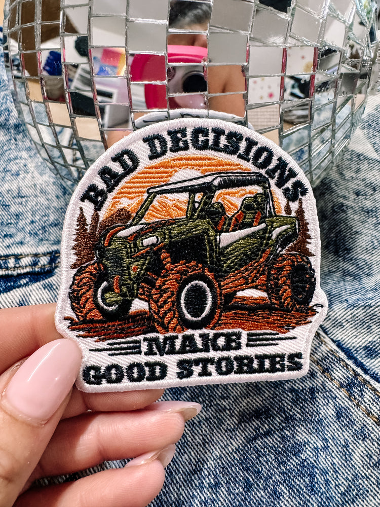 Bad Decisions Hat/Jacket Patch