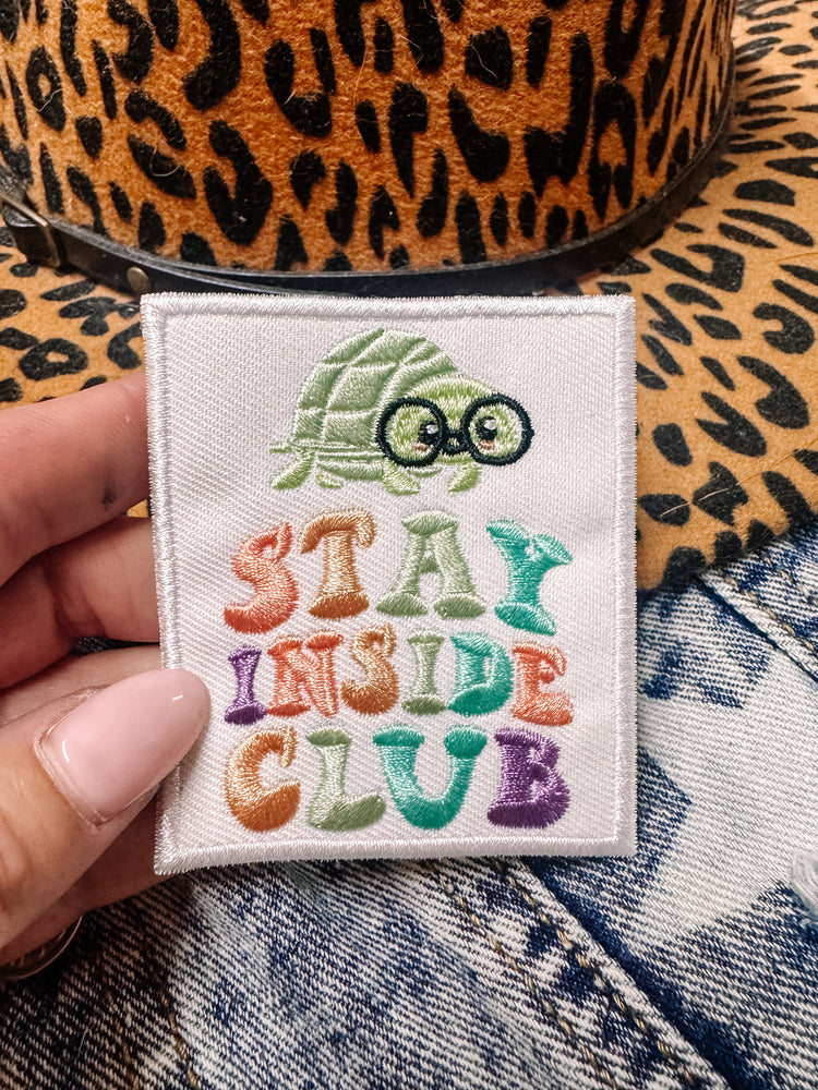 Stay Inside Hat/Jacket Patch
