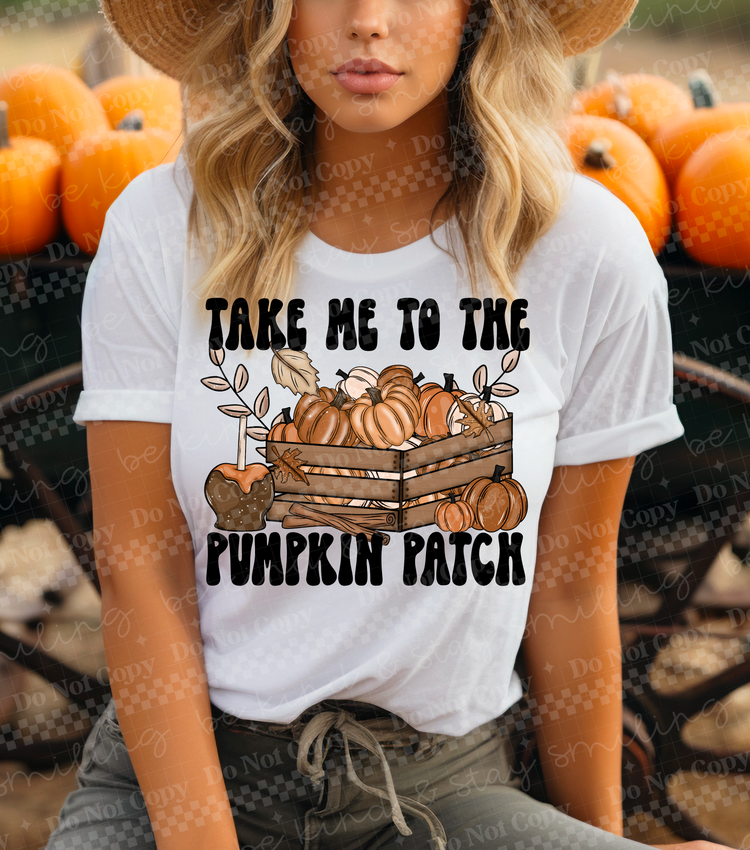 Take Me To The Pumpkin Patch DTF Transfer