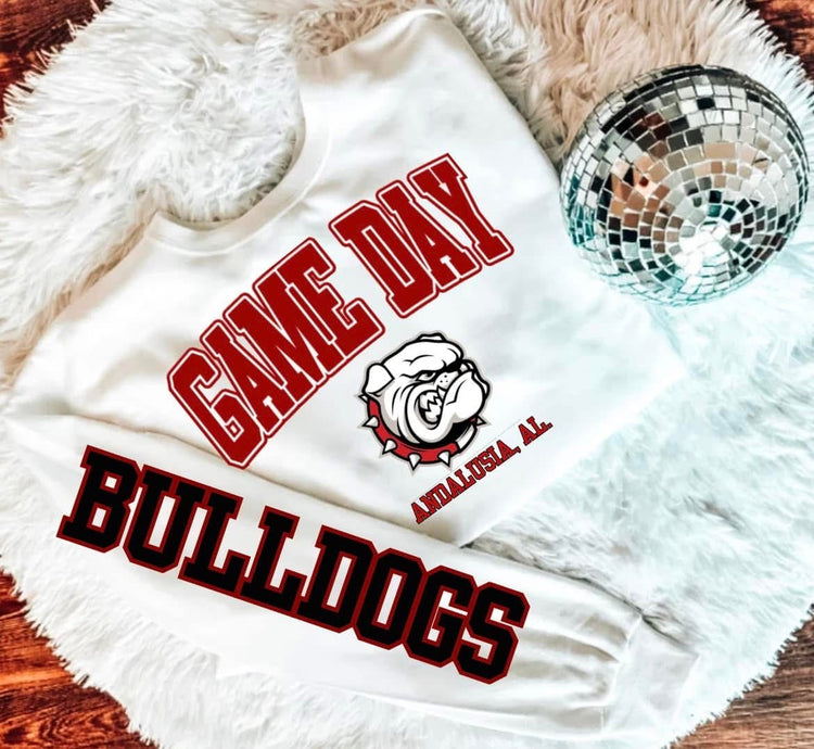 Game Day Andalusia, AL with Sleeve DTF Transfer