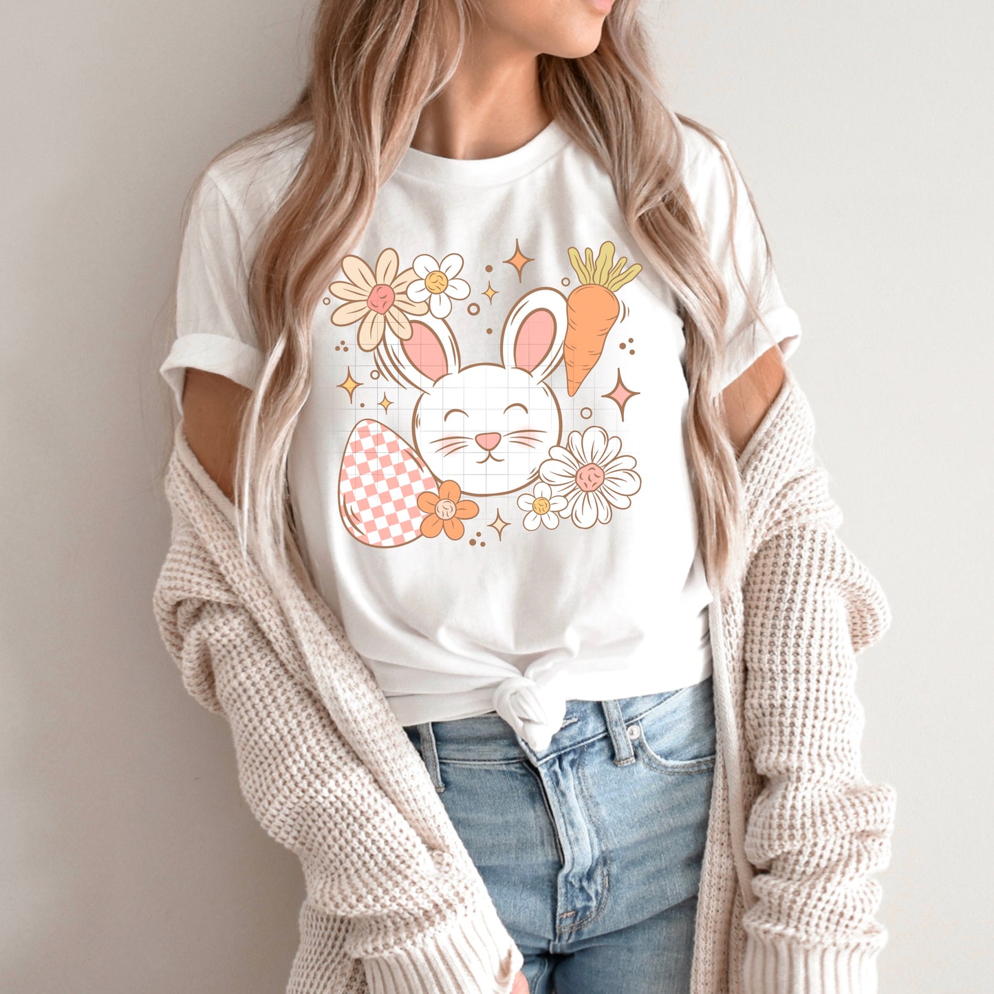 Retro Bunny DTF Transfer