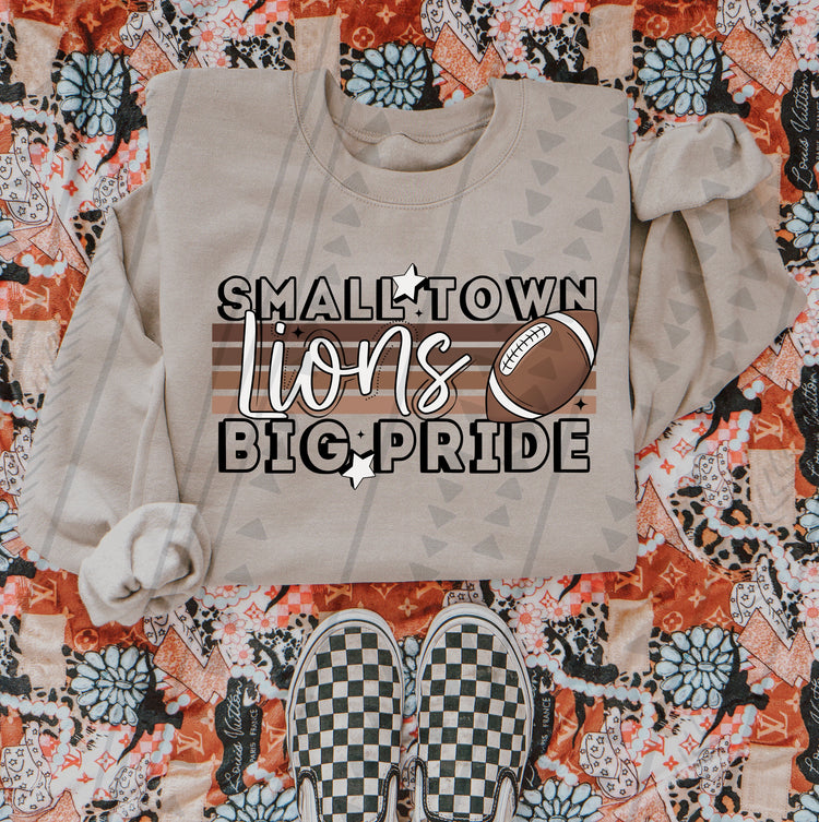 Smalltown, Big Pride Lions DTF Transfer