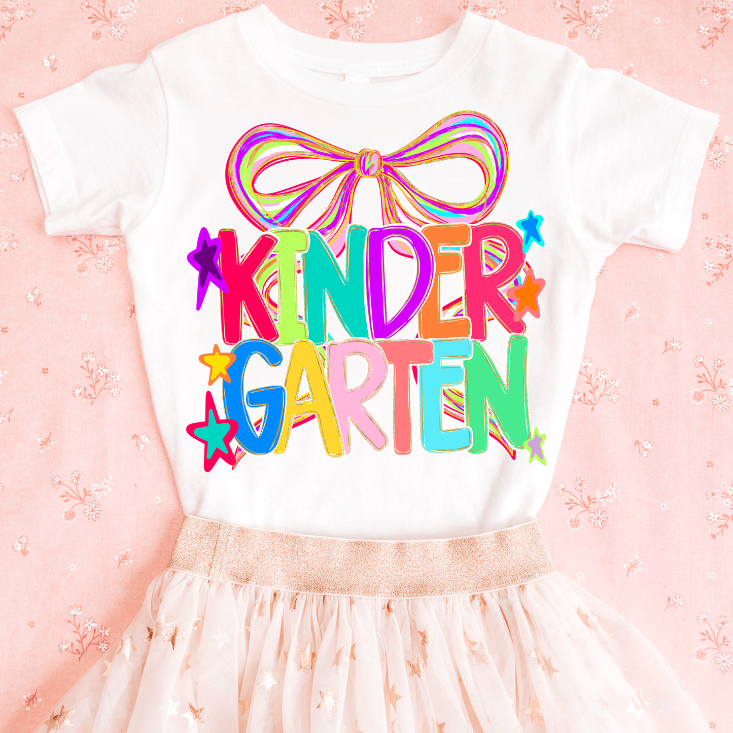 Coquette Doodle Kindergarten DTF Transfer