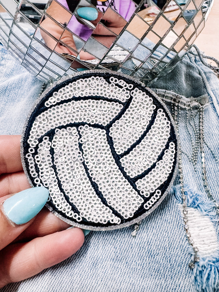 Sequin Volleyball Hat/Pocket Patch