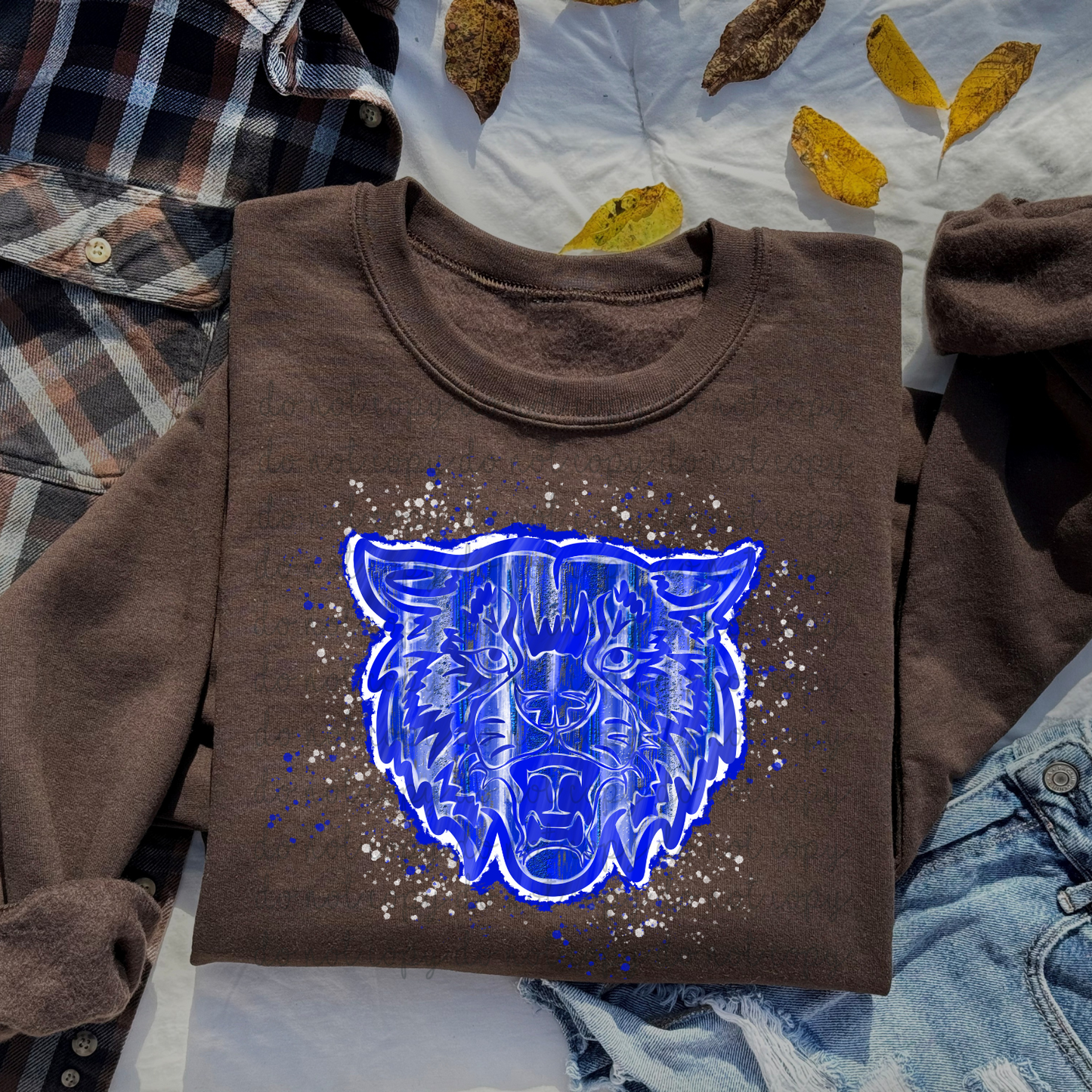 Brushstroke Kentucky Wildcats DTF Transfer