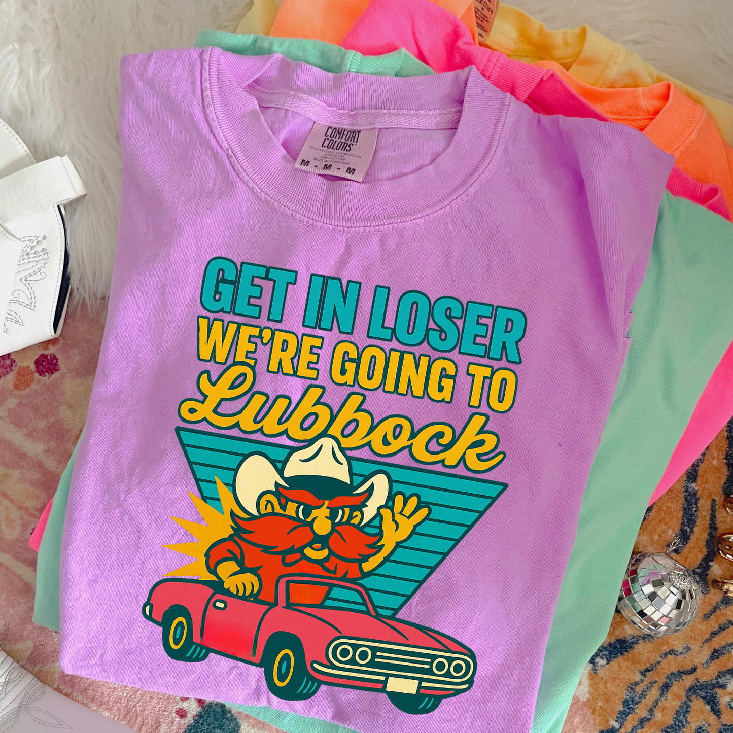 We're Going To Lubbock DTF Transfer