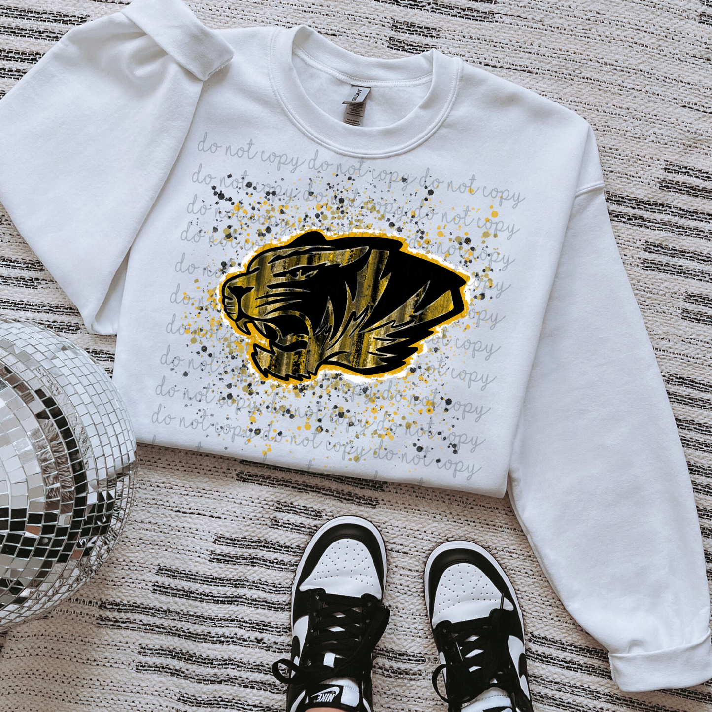 Brushstroke Missouri Tigers DTF Transfer