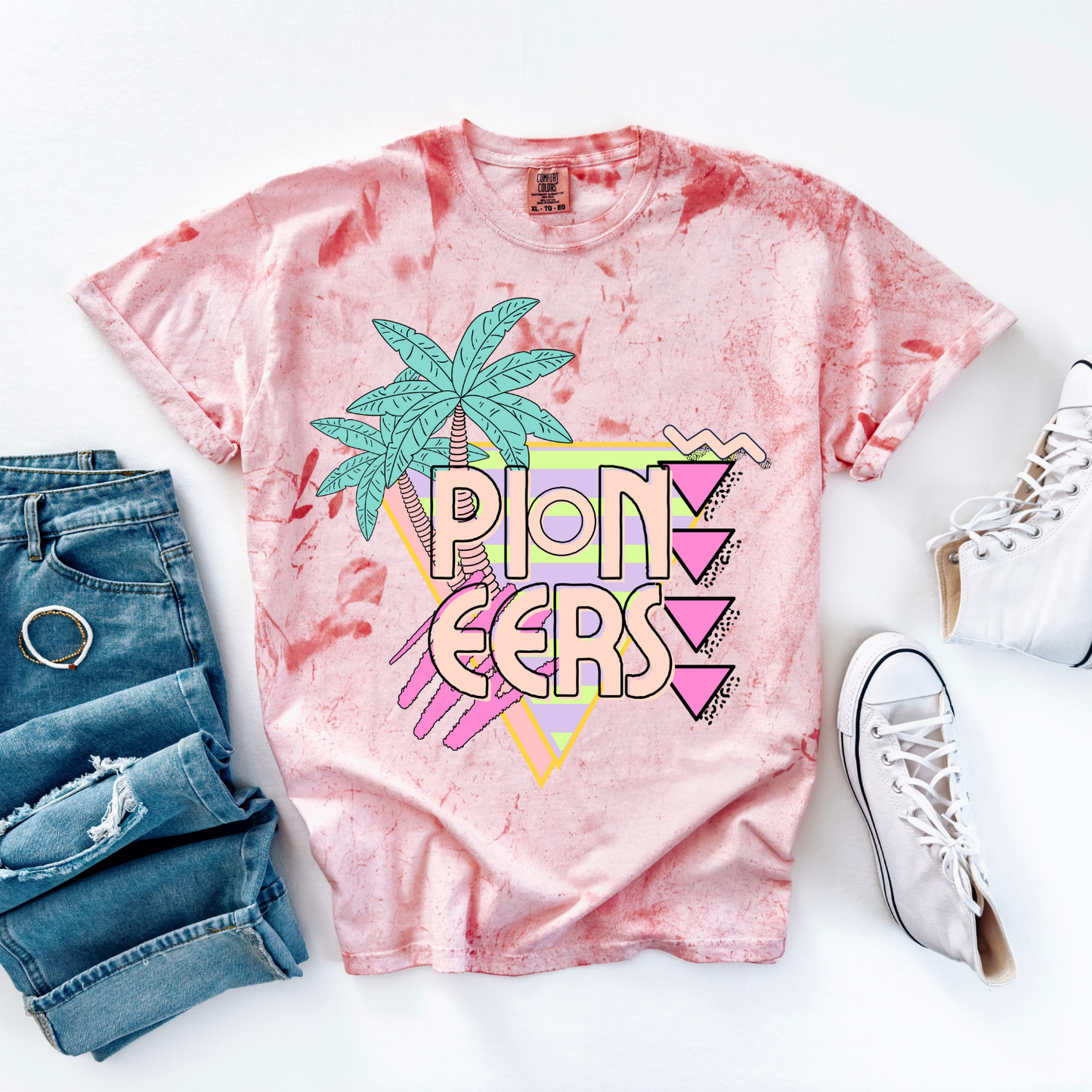 Pioneers Palm Tree Mascot DTF Transfer