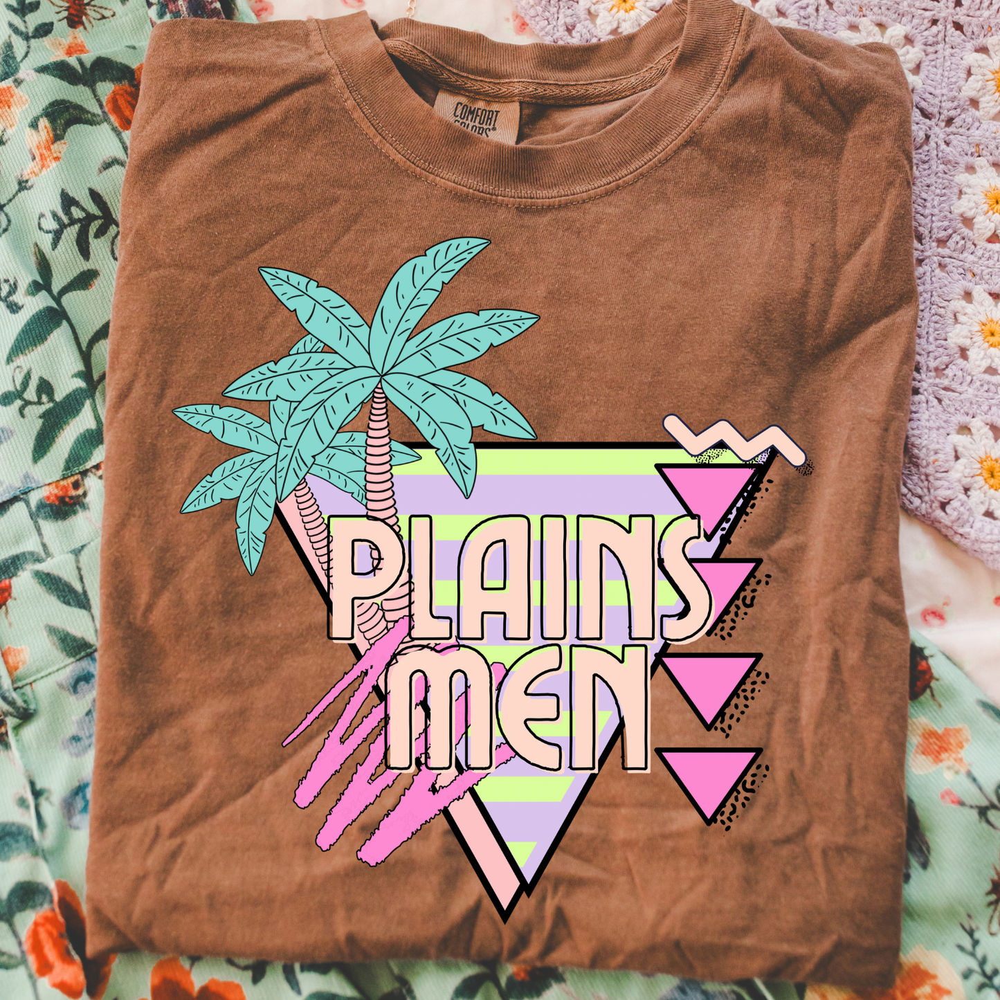 Plainsmen Palm Tree Mascot DTF Transfer