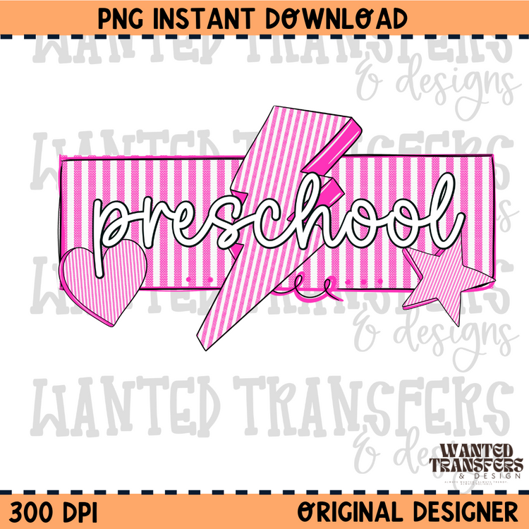 Preschool PNG Digital Download