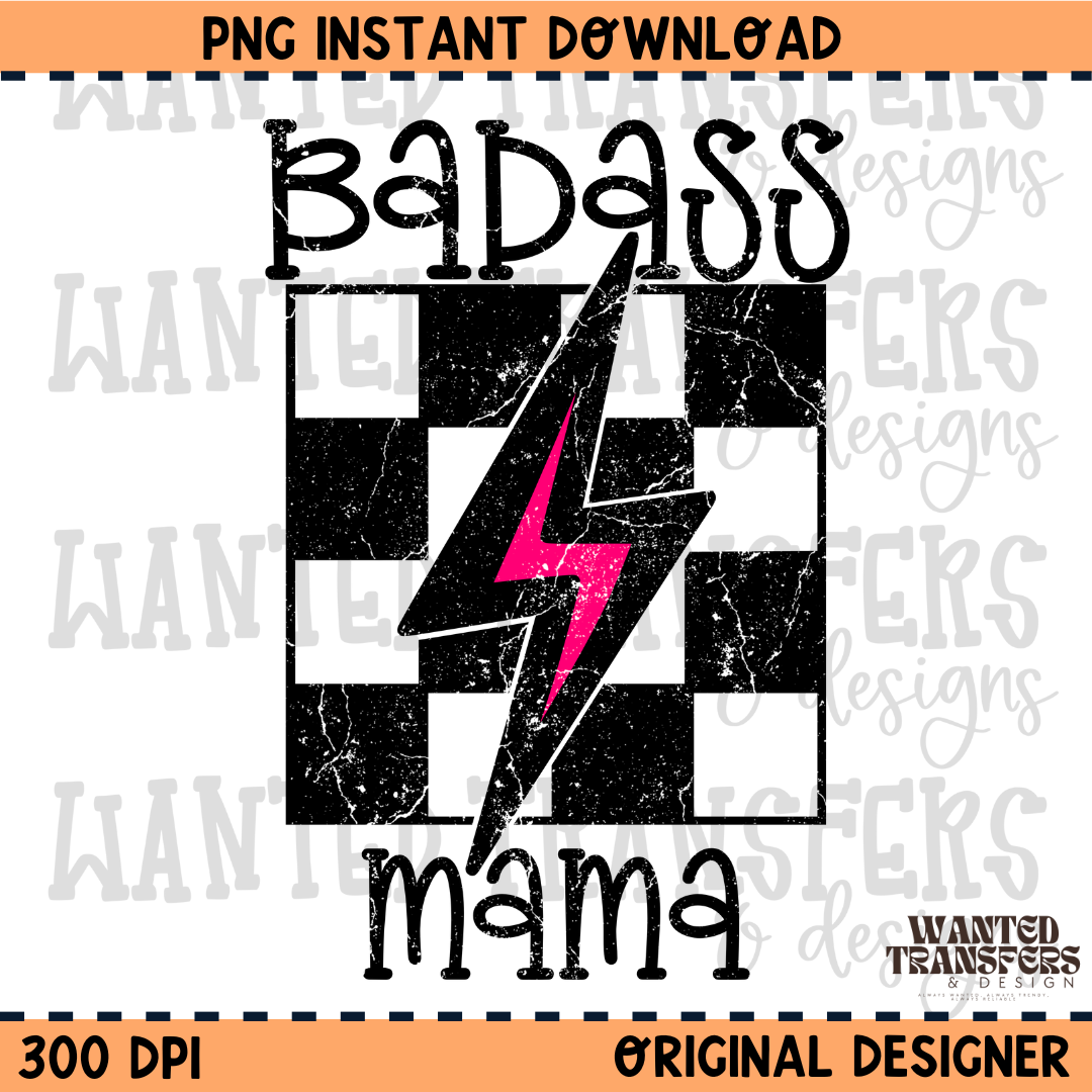 Badass Mama PNG Digital Download